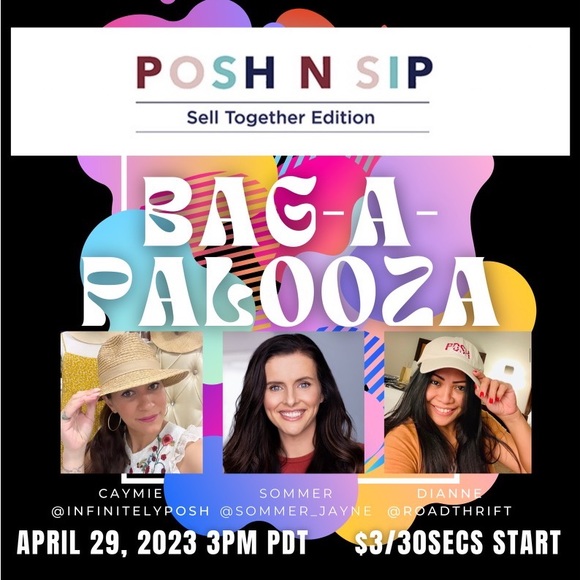 Handbags - POSH N SIP LIVE EVENT